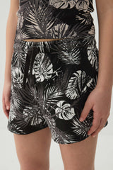 Knit Shorts with Back Pocket