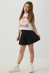 Mini Skirt with Built-In Shorts