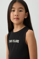 Graphic Knit Tank Top