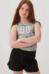 Graphic Knit Tank Top