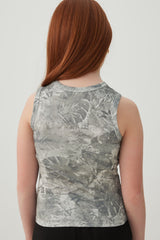Graphic Knit Tank Top