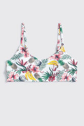 Tropical Fruit Triangle Bikini Top