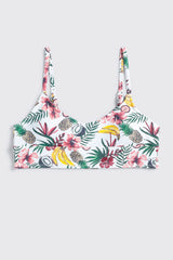 Tropical Fruit Triangle Bikini Top