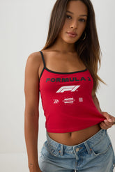Formula 1 Graphic Print Tank Top