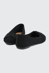Pleated Ballet Flats