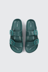 Two-Strap Slide Sandals