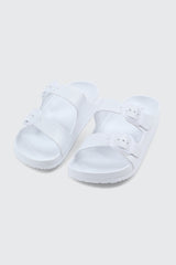 Two-Strap Slide Sandals