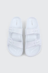 Two-Strap Slide Sandals