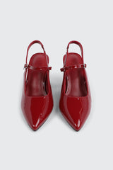 Slingback Block Heel Mary Janes