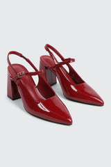 Slingback Block Heel Mary Janes