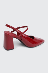 Slingback Block Heel Mary Janes
