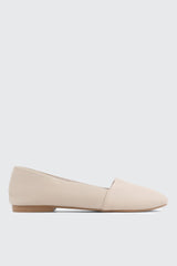 Faux Leather Round Toe Loafers