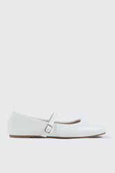 Square Toe Mary Jane Flats