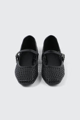Open Weave Ballet Flats