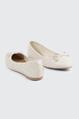 Textured Ballet Flats