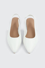 Pointed Toe Slingback Flats