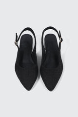 Pointed Toe Slingback Flats