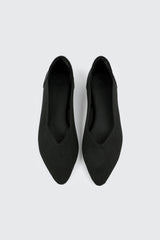 Pointed Toe Knit Flats