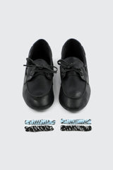Faux Leather Boat Shoes