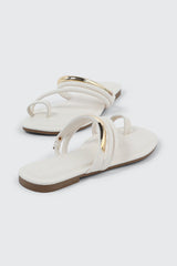 Square Toe Strappy Flat Sandals
