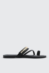Square Toe Strappy Flat Sandals