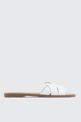 Braided Vamp Flat Sandals