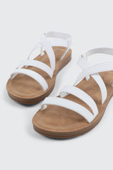 Elastic Strappy Sandals