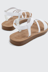 Elastic Strappy Sandals