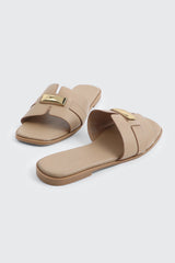 Square Toe One Band Sandals