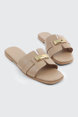 Square Toe One Band Sandals
