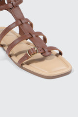 Square Toe Gladiator Sandals
