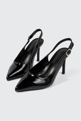 Pointed Toe Slingback Heels