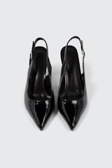 Pointed Toe Slingback Heels