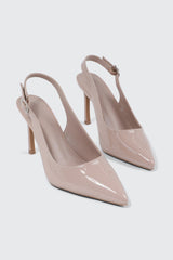 Pointed Toe Slingback Heels