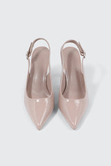 Pointed Toe Slingback Heels