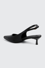 Pointed Toe Slingback Heels
