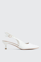 Pointed Toe Slingback Heels