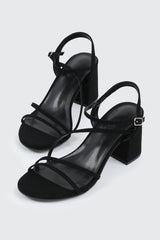 Block Heel Strappy Sandals