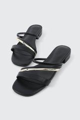 Low Heel Strappy Sandals