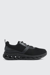Black Knit Sneakers
