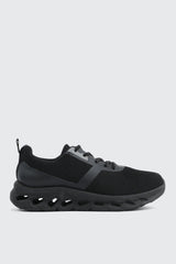 Black Knit Sneakers