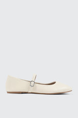 Square Toe Mary Jane Flats