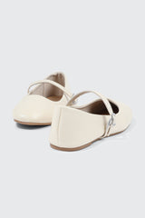 Square Toe Mary Jane Flats