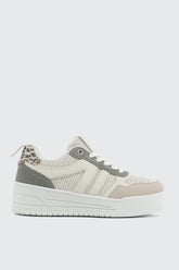 Platform Lace-Up Sneakers
