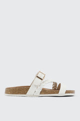 Braided Strap Slide Sandals