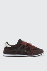 Faux Leather & Mesh Sneakers