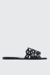 Square Toe Jelly Sandals