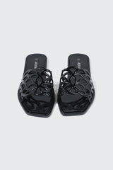 Square Toe Jelly Sandals