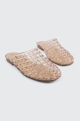 Round Toe Cage Sandals