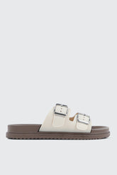 Double Band Slide Sandals